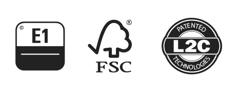 Les produits Exellco sont certifiés CE, E1, FSC, L2C