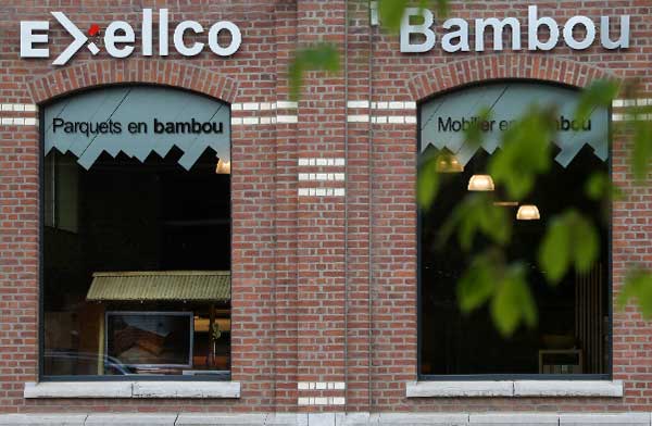 Facade du showroom bambou d'Exellco